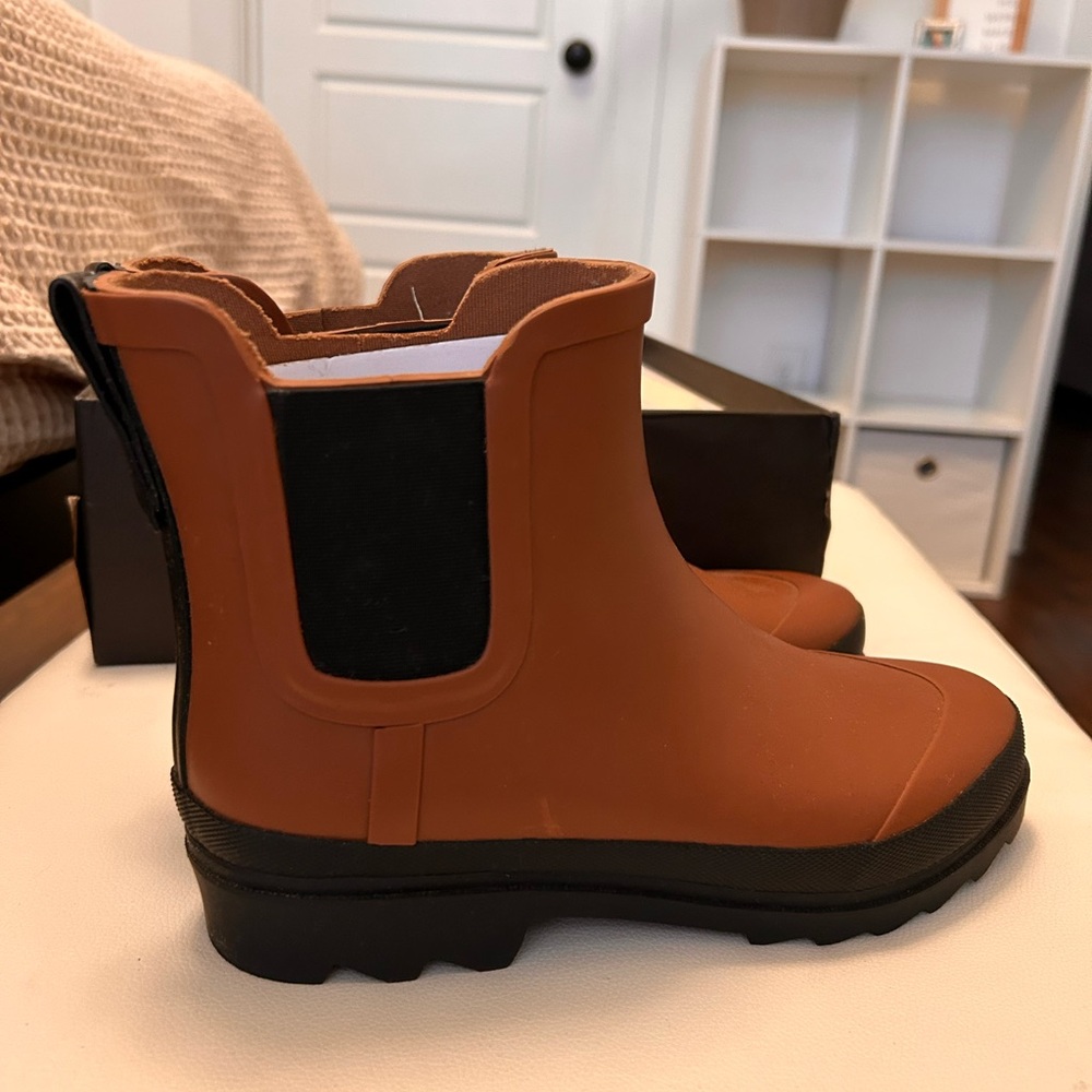 J. Crew Brown Rain Boots